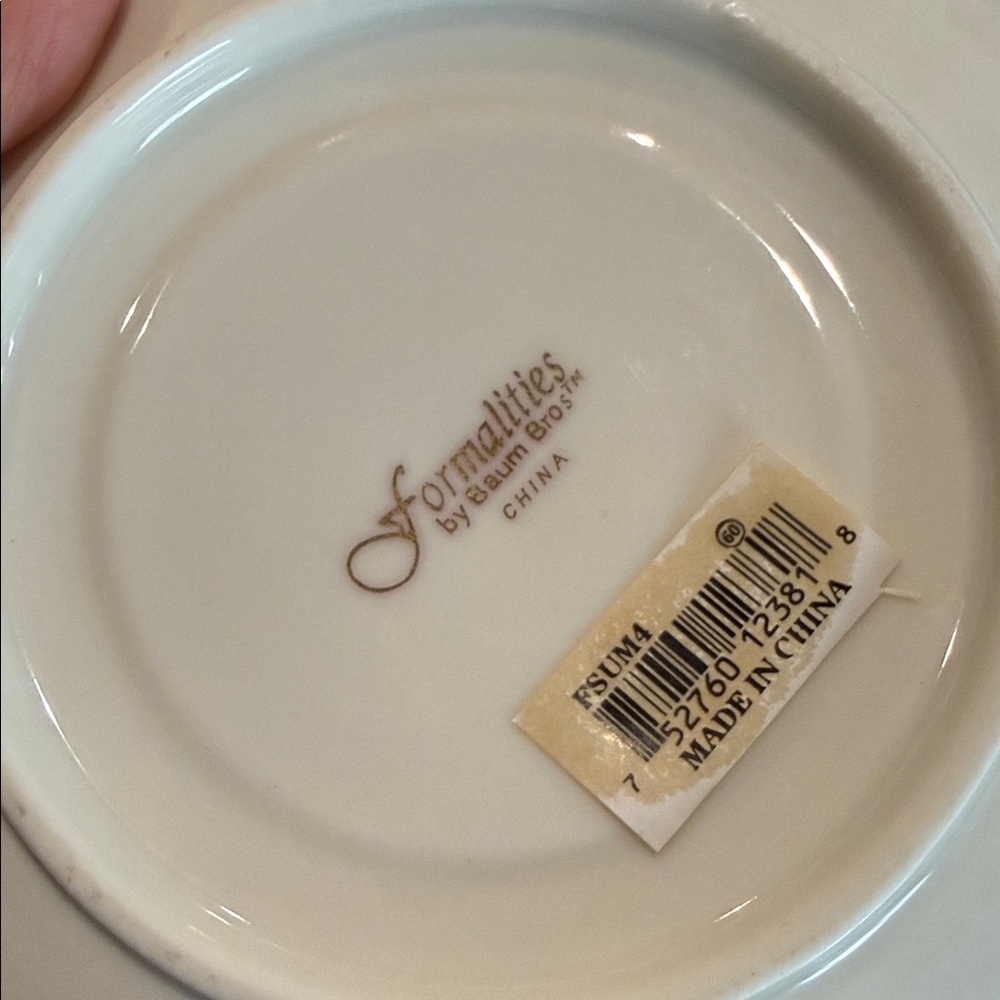 FORMALITIES by BAUM BROS. Miniature Tea Cup and Saucer - Picture 3 of 3